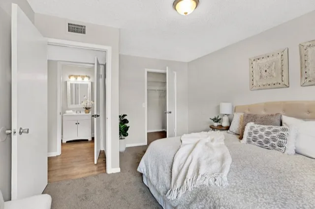 Bedroom with ensuite bath